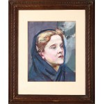 Wlastimil HOFMAN (1881-1970), Dziewczynka w błękitnej chuście