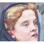Wlastimil HOFMAN (1881-1970), Girl in a Blue Veil.