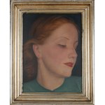 Bruno BREIL (1888-1953), Bildnis einer Frau mit blondem Haar.