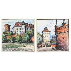 Adam SETKOWICZ (1876-1945), Kraków - a set of two colored zincographs.