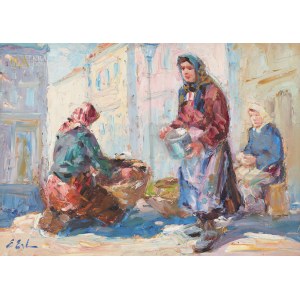 Erno ERB (1878-1943), Bribes at the Market.