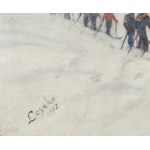 Ludwik LESZKO (1890-1957), Ski Rally (1952).