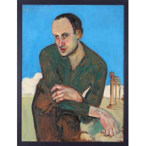 Wlastimil HOFMAN (1881-1970), Portret Wacława z ruinami tolosu (ok. 1968)