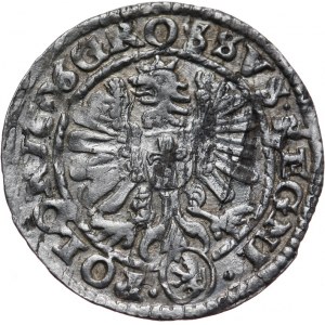 Zygmunt III Waza 1587-1632,grosz 1606, Kraków - bez obwódki, REGNI