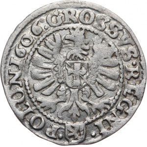 Zygmunt III Waza 1587-1632,grosz 1606, Kraków -z obwódką, REGNI