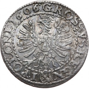 Zygmunt III Waza 1587-1632,grosz 1606, Kraków