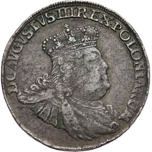 August III Sas 1733-1763,ort 1755 EC, Lipsk,