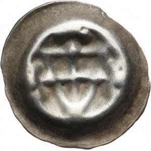 Zakon Krzyżacki, brakteat ok. 1307-1318, Tarcza z krzyżem