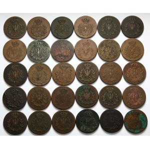 Wielkie Księstwo Poznańskie, Kolekcja monet 3 groszowych 1816-1817, 30 monet