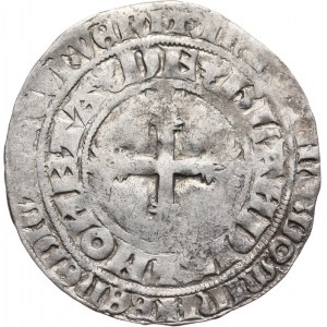 Niderlandy, Holandia, Wilhelm V Bawarski 1354-1389, grosz podwójny