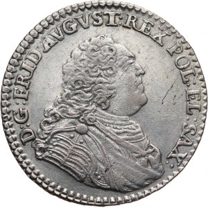August III Sas 1733 - 1763, 1/6 talara 1763 FWôF, Drezno