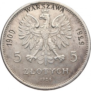II Rzeczpospolita, 5 złotych NIKE 1928, Warszawa