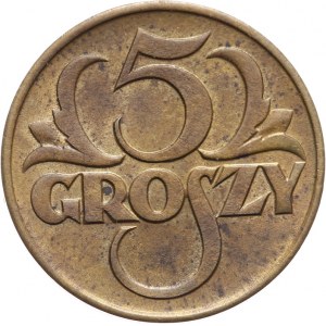 II Rzeczpospolita, 5 groszy 1923, Warszawa