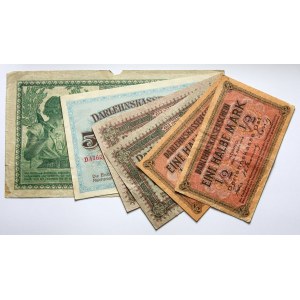 Zestaw 6 banknotów Darlehnskasse Ost, Kowno