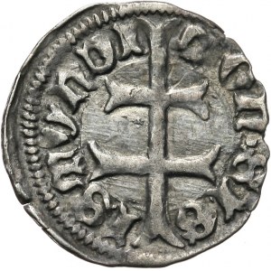 Węgry, Zygmunt Luksemburski 1387-1437, denar bez daty (1390-1427)