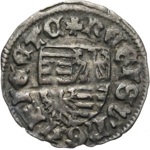 Węgry, Zygmunt Luksemburski 1387-1437, denar bez daty (1390-1427)
