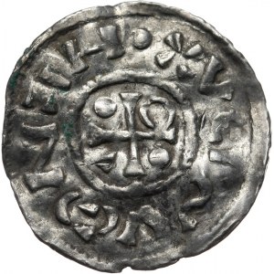 Niemcy, Bawaria - Ratyzbona - ks. Henryk IV 995-1002, denar 995-1002