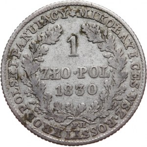 Królestwo Polskie, Mikołaj I 1825-1855, 1 złoty 1830, Warszawa