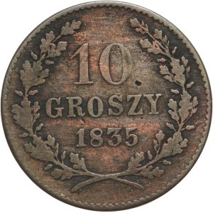 Wolne Miasto Kraków 1835, 10 groszy 1835, Wiedeń