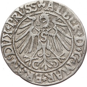 Prusy Książęce, Albrecht Hohenzollern 1525-1568, grosz pruski 1546, Królewiec