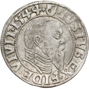 Prusy Książęce, Albrecht Hohenzollern 1525-1568, grosz pruski 1544, Królewiec