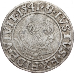 Prusy Książęce, Albrecht Hohenzollern 1525-1568, grosz pruski 1541, Królewiec