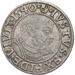 Prusy Książęce, Albrecht Hohenzollern 1525-1568, grosz pruski 1540, Królewiec
