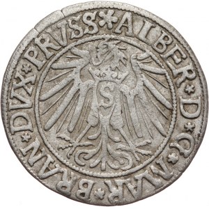 Prusy Książęce, Albrecht Hohenzollern 1525-1568, grosz pruski 1540, Królewiec