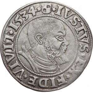Prusy Książęce, Albrecht Hohenzollern 1525-1568, grosz pruski 1534, Królewiec