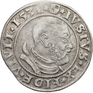 Prusy Książęce, Albrecht Hohenzollern 1525-1568, grosz pruski 1531, Królewiec