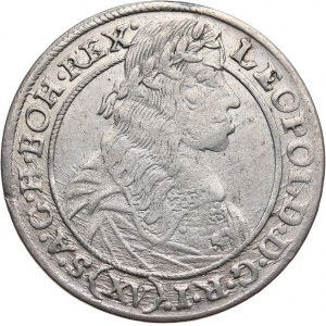 Śląsk, Leopold I 1658-1705, 15 krajcarów 1664 GH, Wrocław