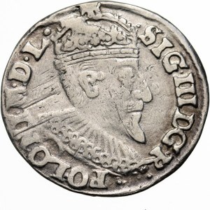 Zygmunt III Waza 1587-1632, trojak 1595, Olkusz