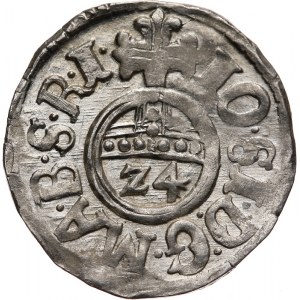 Prusy Książęce, Jan Zygmunt 1608 - 1618, grosz pruski 1615, Drezdenko