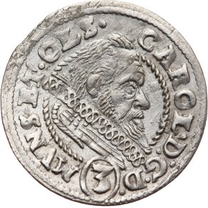 Śląsk, Księstwo Oleśnickie, Karol II 1587 - 1617, 3 krajcary 1612, Oleśnica