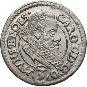 Śląsk, Księstwo Oleśnickie, Karol II 1587 - 1617, 3 krajcary 1614, Oleśnica