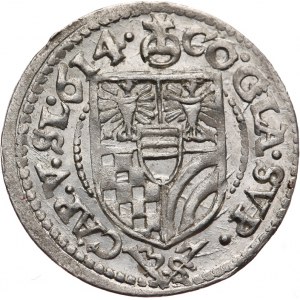 Śląsk, Księstwo Oleśnickie, Karol II 1587 - 1617, 3 krajcary 1614, Oleśnica