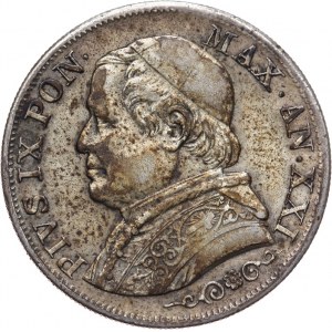 Watykan, Pius IX, 1 Lira 1867