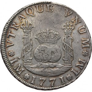 Peru, Karol III 1759-1788, 4 reale, 1771 JM, LIMA