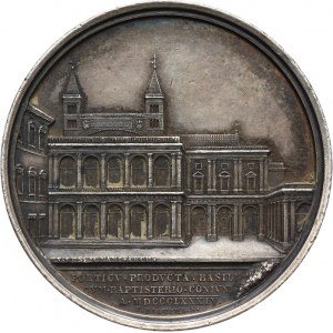 Watykan, Leon XIII 1878-1903, medal Pontyfikat Leona XIII (MAX AN VII) 1884, autorstwa Bianchi’ego