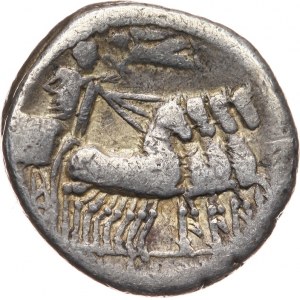 Republika Rzymska, L. Cornelius Sulla i L. Manlius Torquatus 82 pne, denar,