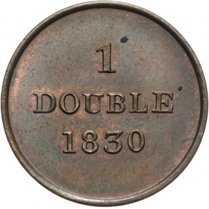 Guernesey, 1 double 1830