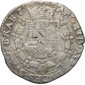 Niderlandy hiszpańskie, Albert i Elżbieta 1598-1621 - Brabancja, 1/2 patagona 1619, Antwerpia