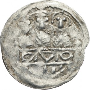 Bolesław IV Kędzierzawy 1146-1173, denar z lat 1157-1166