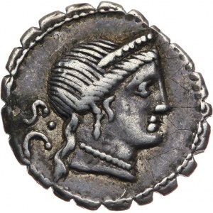 Republika Rzymska, C. Naevius Balbus 79 pne, denar 79 pne, Rzym