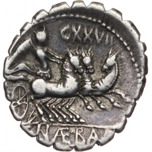 Republika Rzymska, C. Naevius Balbus 79 pne, denar 79 pne, Rzym
