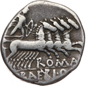 Republika Rzymska, M. Baebius Q. f. Tampilus 137 pne, denar 137 pne, Rzym