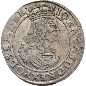 Jan II Kazimierz Waza, 1648-1668, szóstak 1663 AT, Kraków
