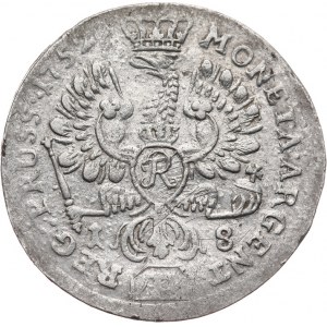 Niemcy, Prusy, Fryderyk II Wielki 1740-1786, ort (18 groszy) 1752 E, Królewiec