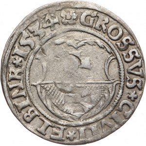 Zygmunt I Stary 1506-1548,grosz 1534, Elbląg