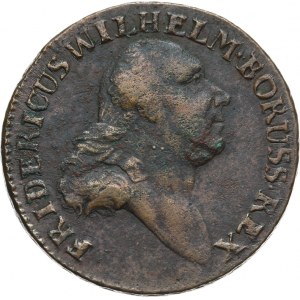 Prusy Południowe, Fryderyk Wilhelm II 1786-97, trojak 1797 B, Wrocław